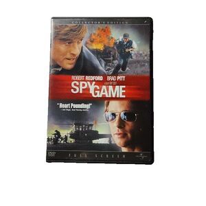 Spy Game DVD Movie R 2002 Spy Mystery Thriller Robert Redford Brad Pitt